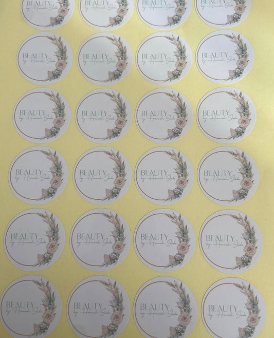 Business logo stickers