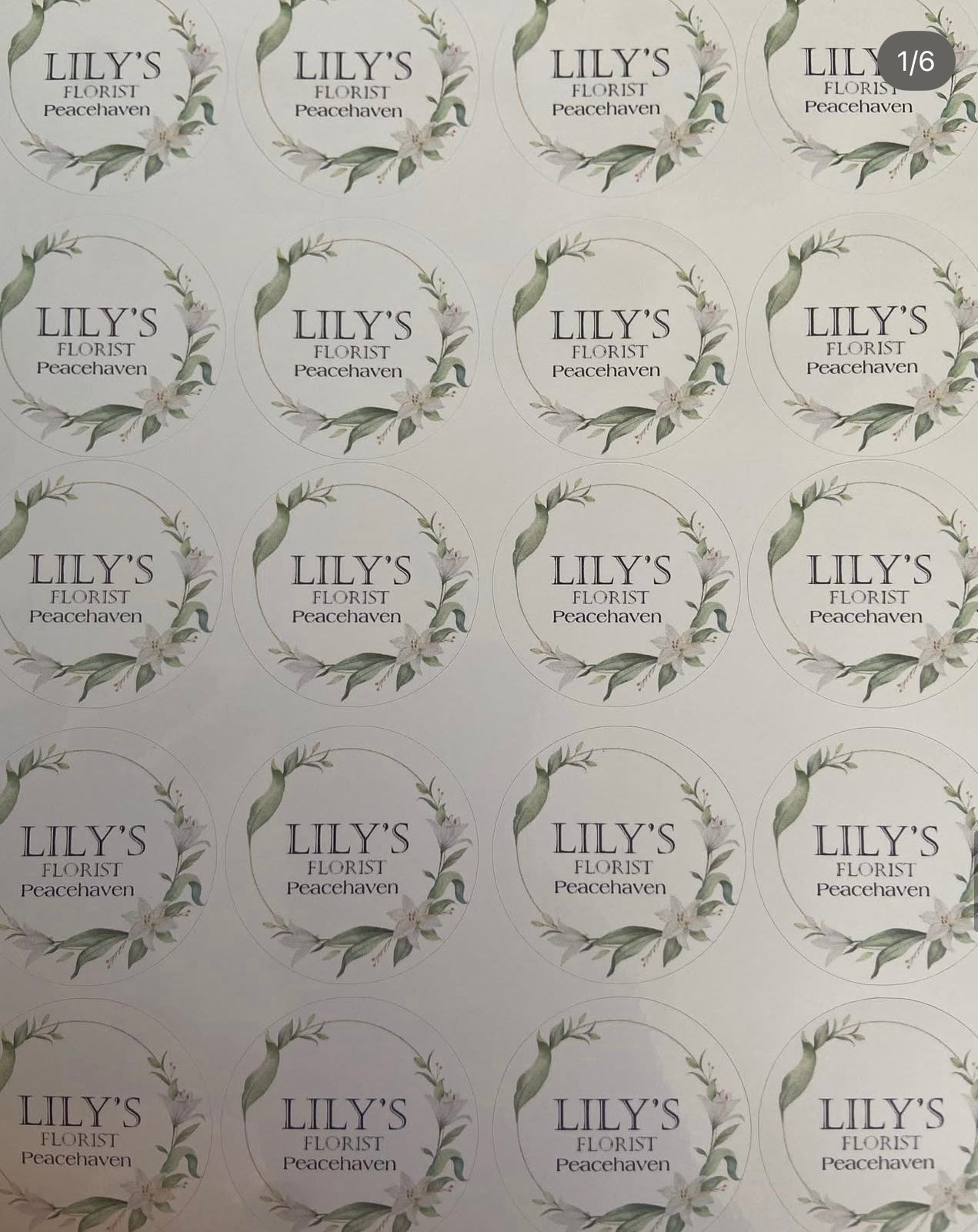 Business logo stickers